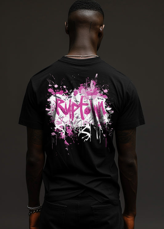 Graphic T-Shirt Graffiti Black