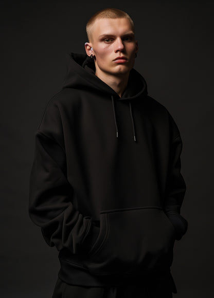 Graphic Hoodie Schwarz - URBAN DREAMS