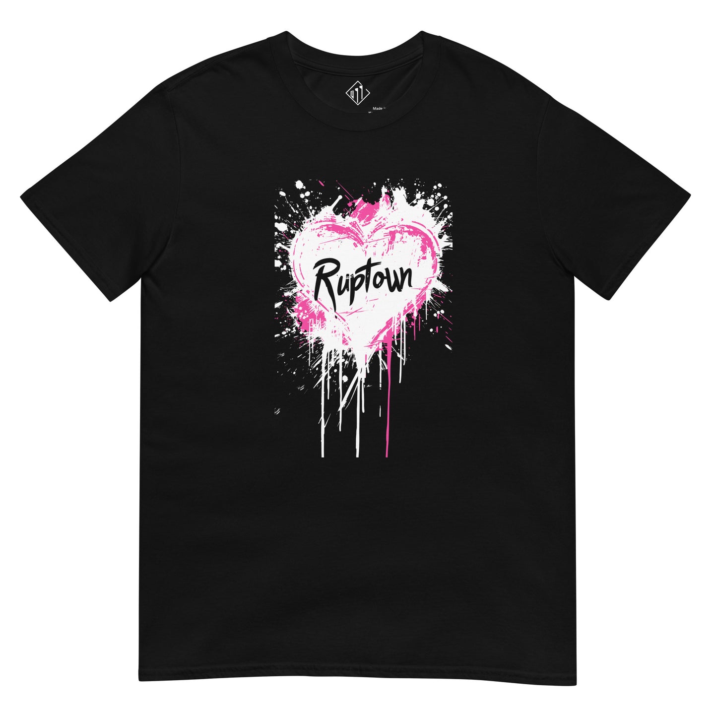 Graphic T-Shirt Heart Black