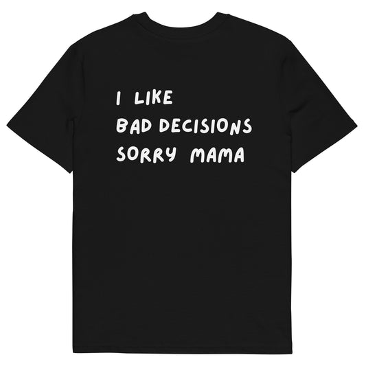 Graphic T-Shirt Bad Decisions Black